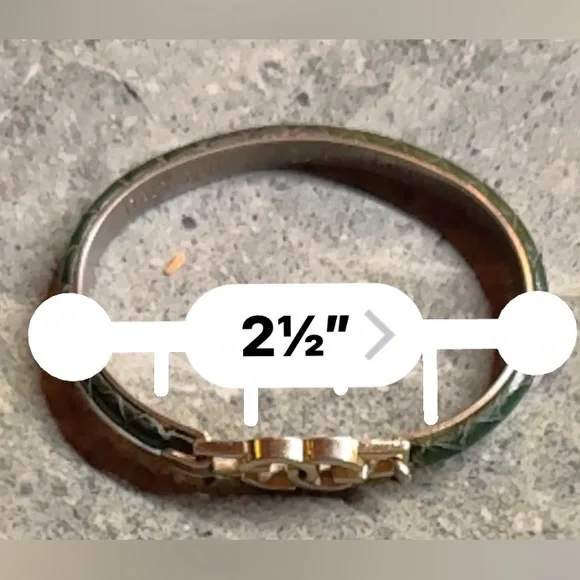 Vintage GUCCI leather cuff - Picture 7 of 8